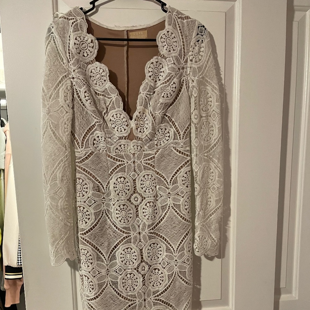 Cream dress